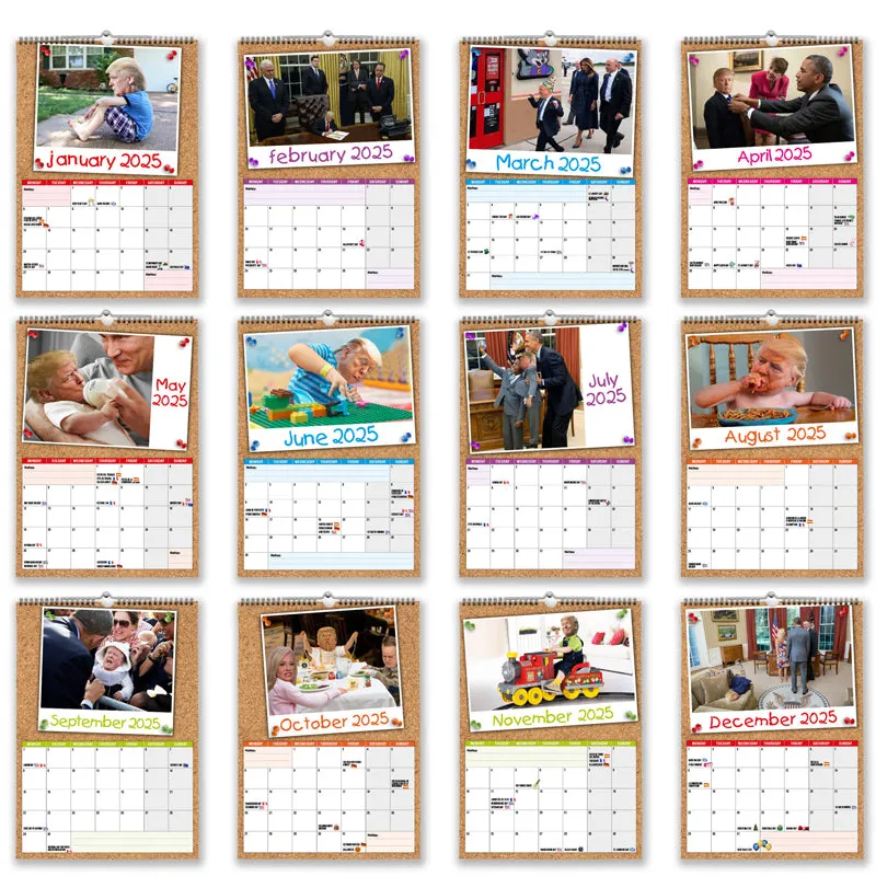 2025 Trump Wall Calendar