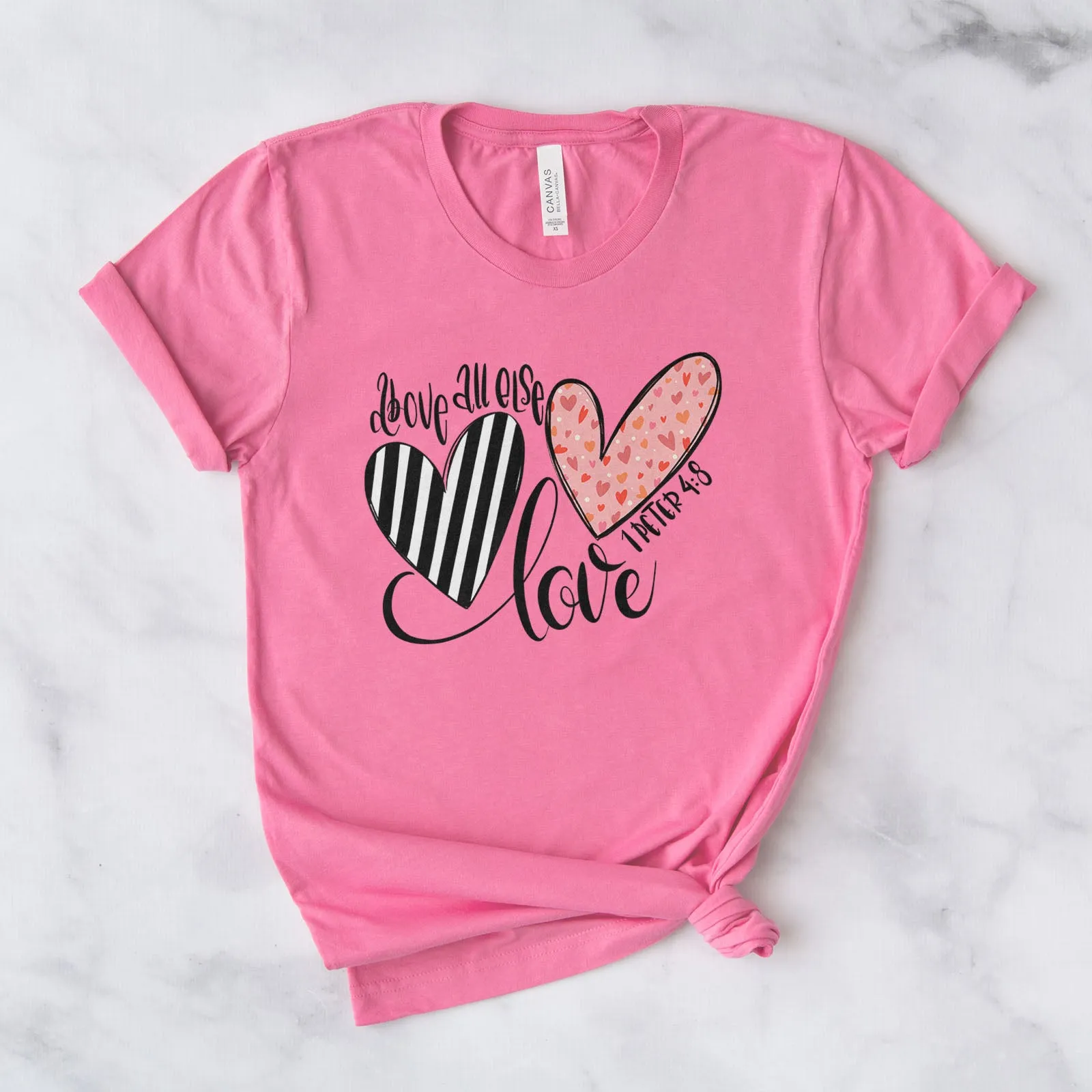 Above All Else Heart Tee