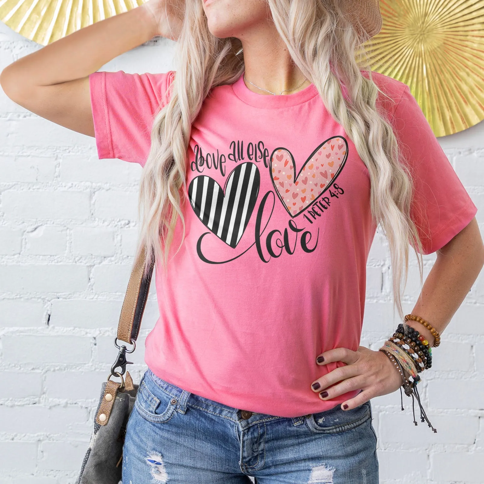 Above All Else Heart Tee