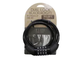 Dial Lock Black 4Digit