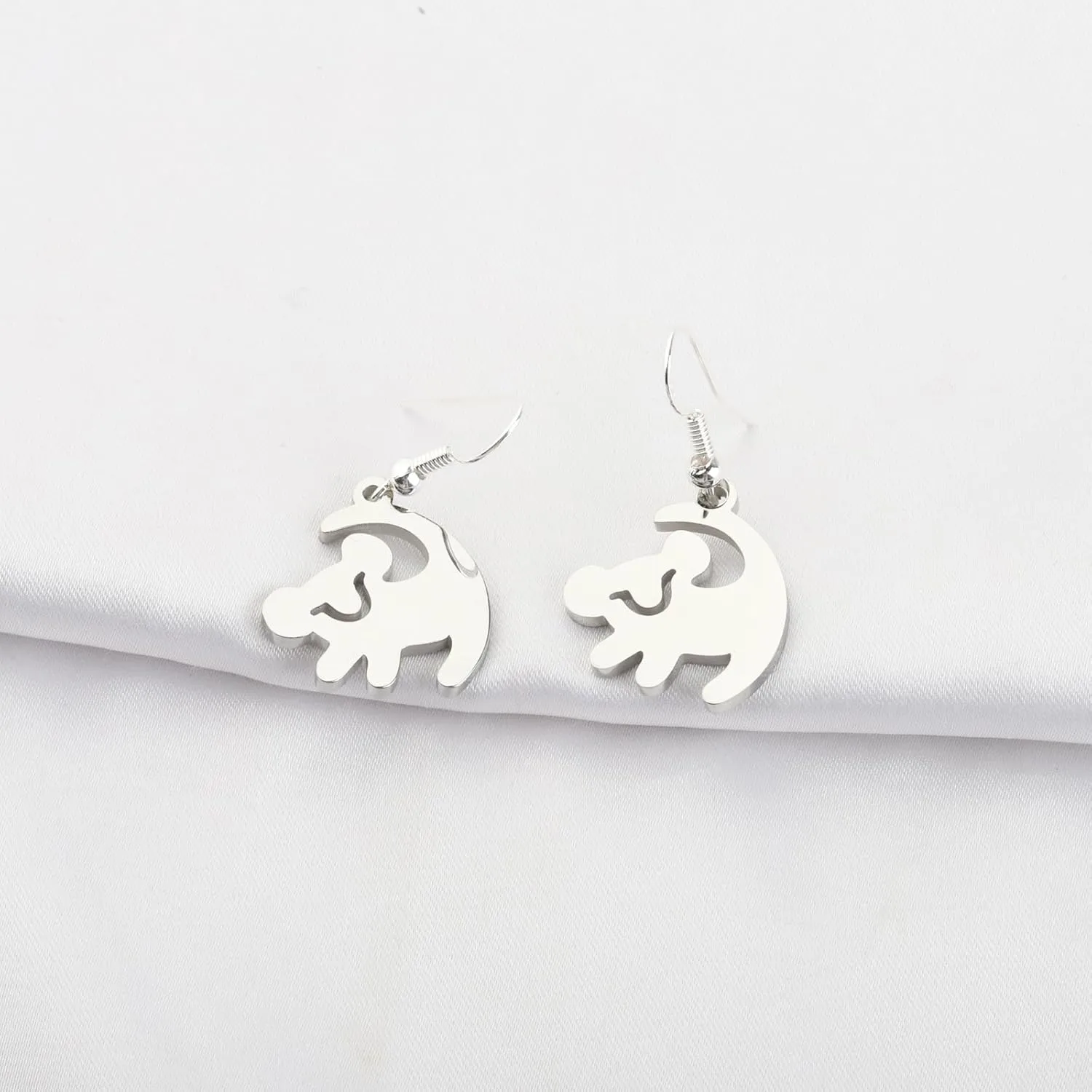 FOTAP Lion Movie Necklace King Inspire Bracelrt Animal Kingdom Gift Lions Earrings