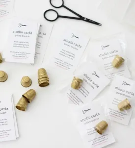 Gold Thimble : Studio Carta