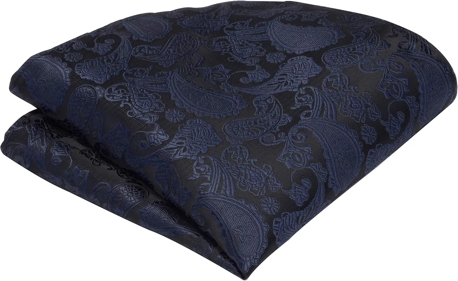 GUSLESON Fashion New Paisley Adjustable Pre-tied Big Bow Tie and Pocket Square Cufflink Set with Gift Box