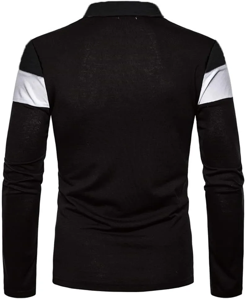 HHGKED Polo Shirts for Men Casual Short & Long Sleeve Golf Slim Fashion Shirts