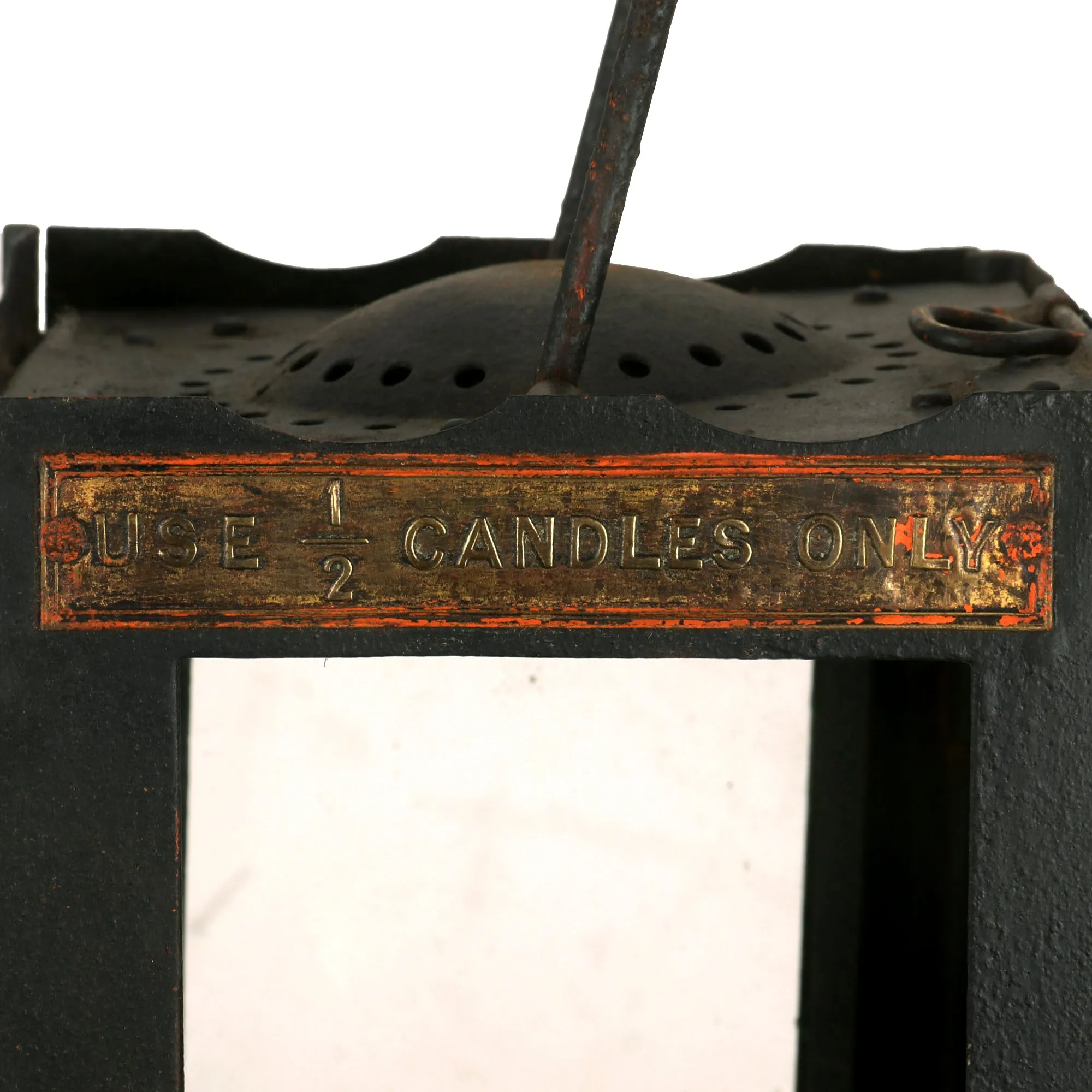 Original British WWI Era Officer’s Private Purchase Folding “Trench” Lantern With Case by James Hinks and Son of Birmingham - Dated 1917
