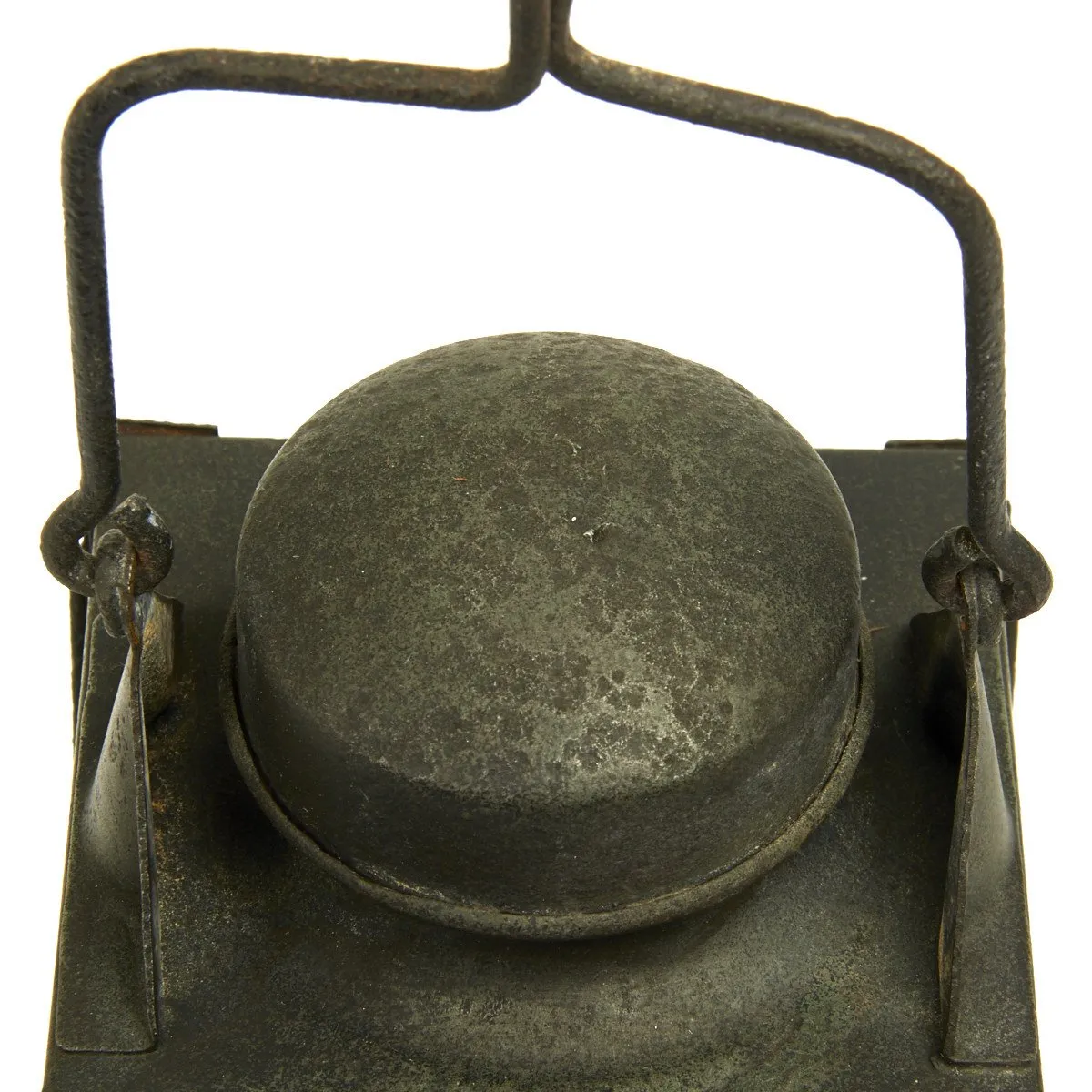 Original British WWI Trench Candle Lantern by Collins of Birmingham - Dated 1915