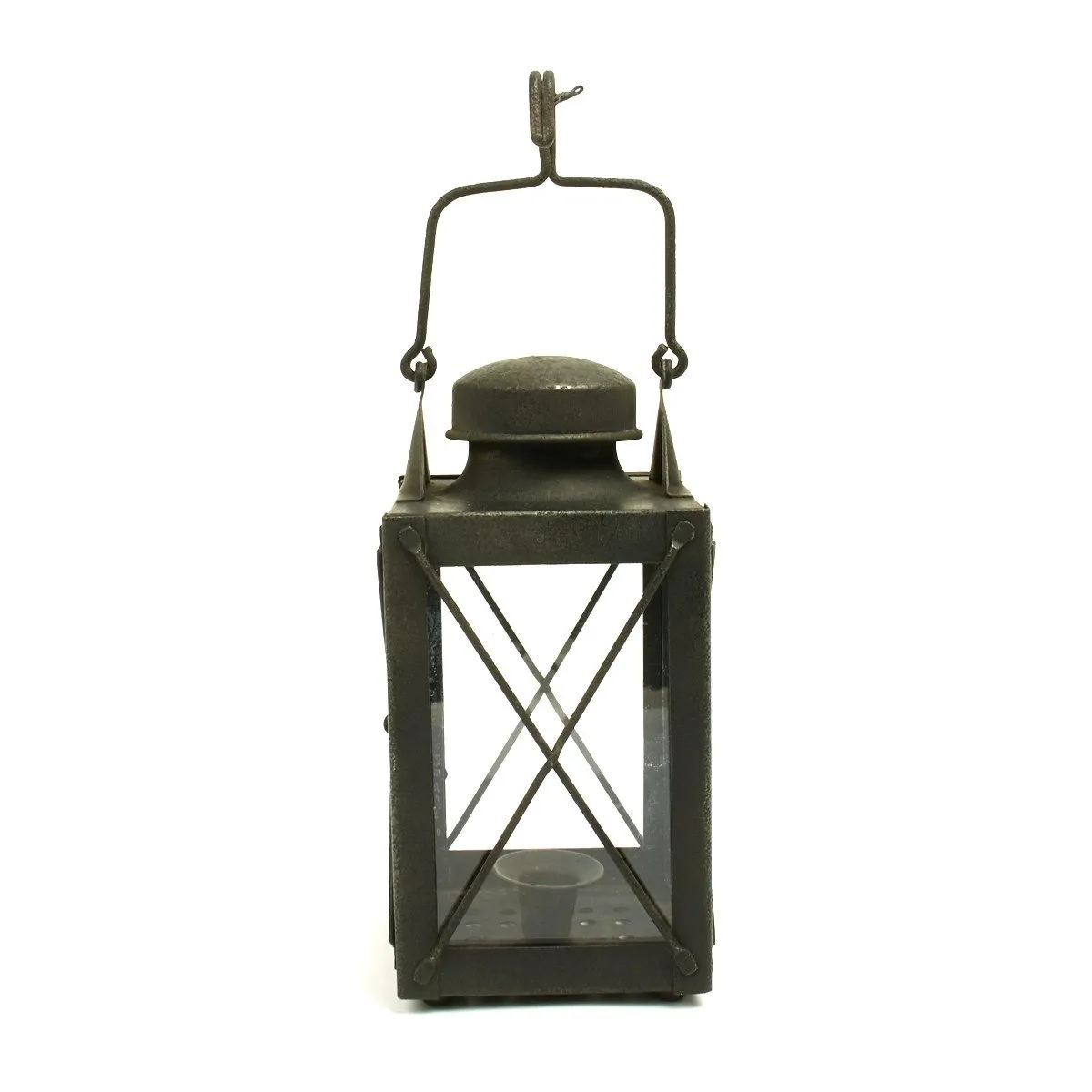 Original British WWI Trench Candle Lantern by Collins of Birmingham - Dated 1915