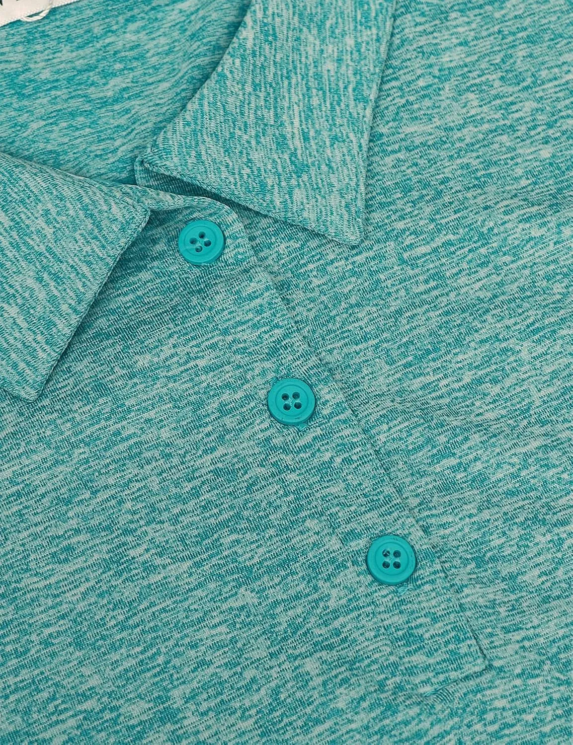 Vldnery Polo Shirts for Women 3-Button Collared Short Sleeve Moisture Wicking Athletic Loose Yoga Tennis Golf Shirts