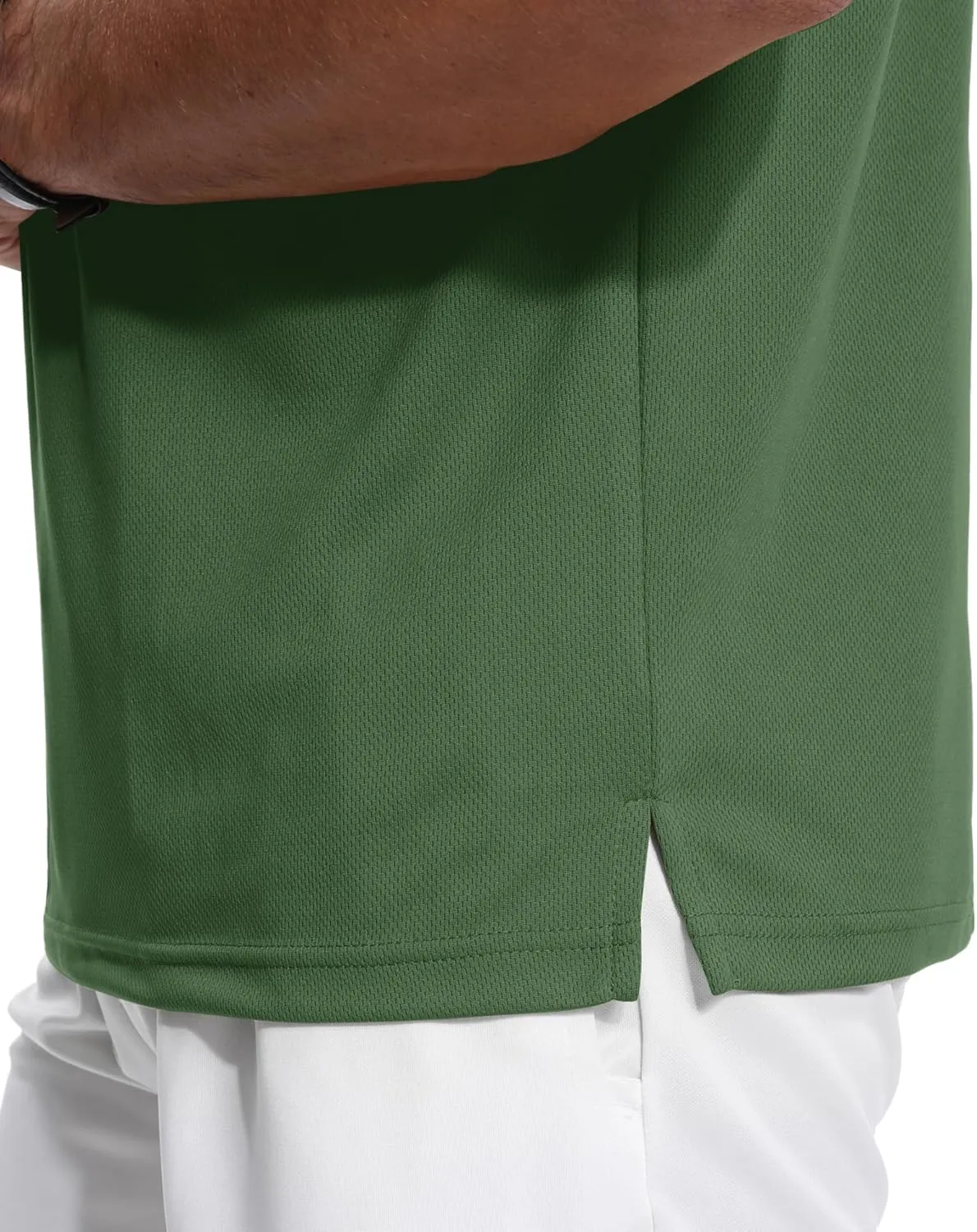 ZITY 3 Pack Polo Shirts for Men with Pocket Short Sleeve Moisture Wicking Outdoor Tactical Shirt Summer Casual